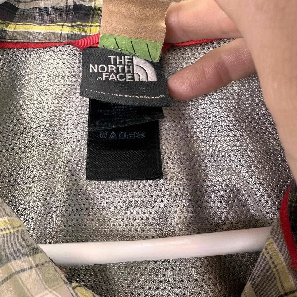The North Face Pine Knot Woven Plaid Collared Button-Up Shirt Size XL